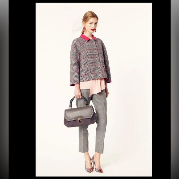 Oscar de la Renta Resort High Rise Wool Blend Pants - Picture 12 of 13